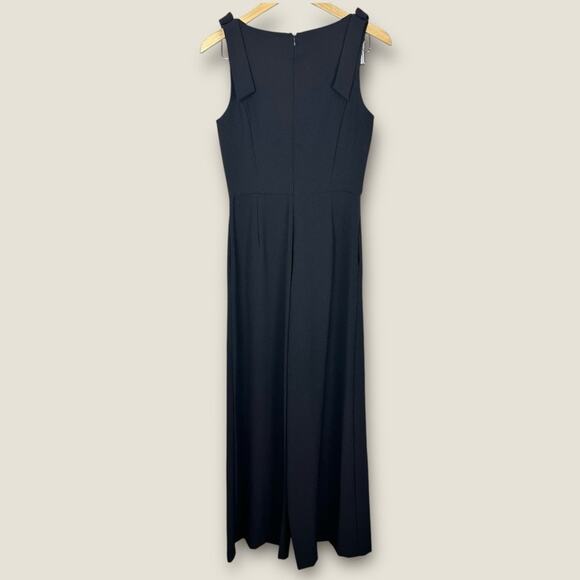Julia Jordan Sleeveless Classic Wide Leg Jumpsuit Black Size 6 Cocktail Formal - Picture 10 of 14